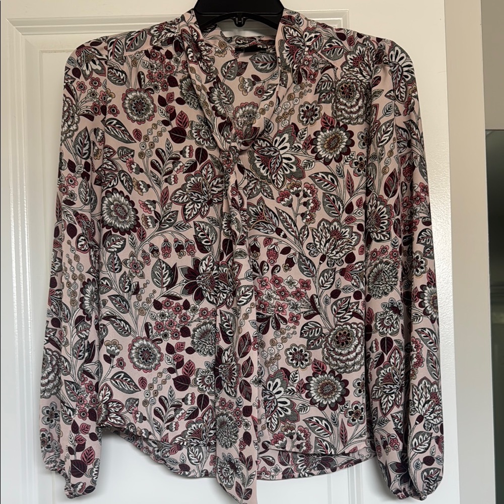 Floral Print Women's Top - Multicolor